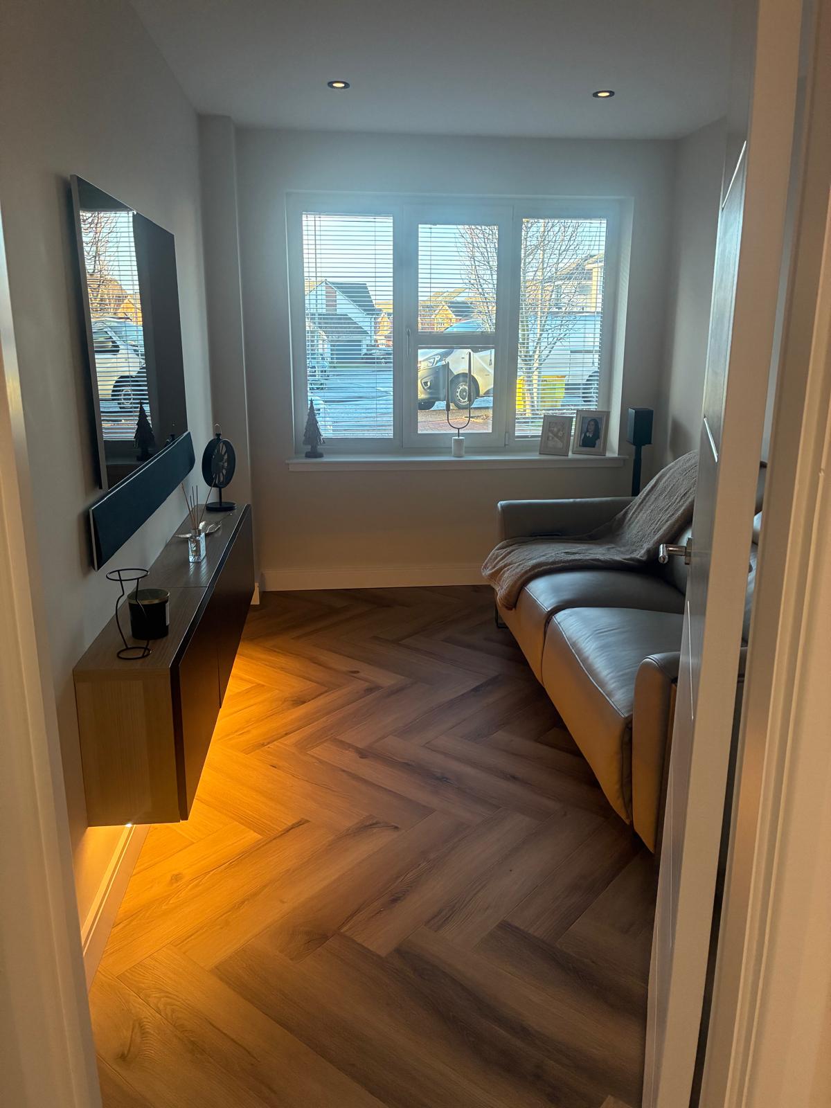 Garage Conversion Interior by M4 Contractors